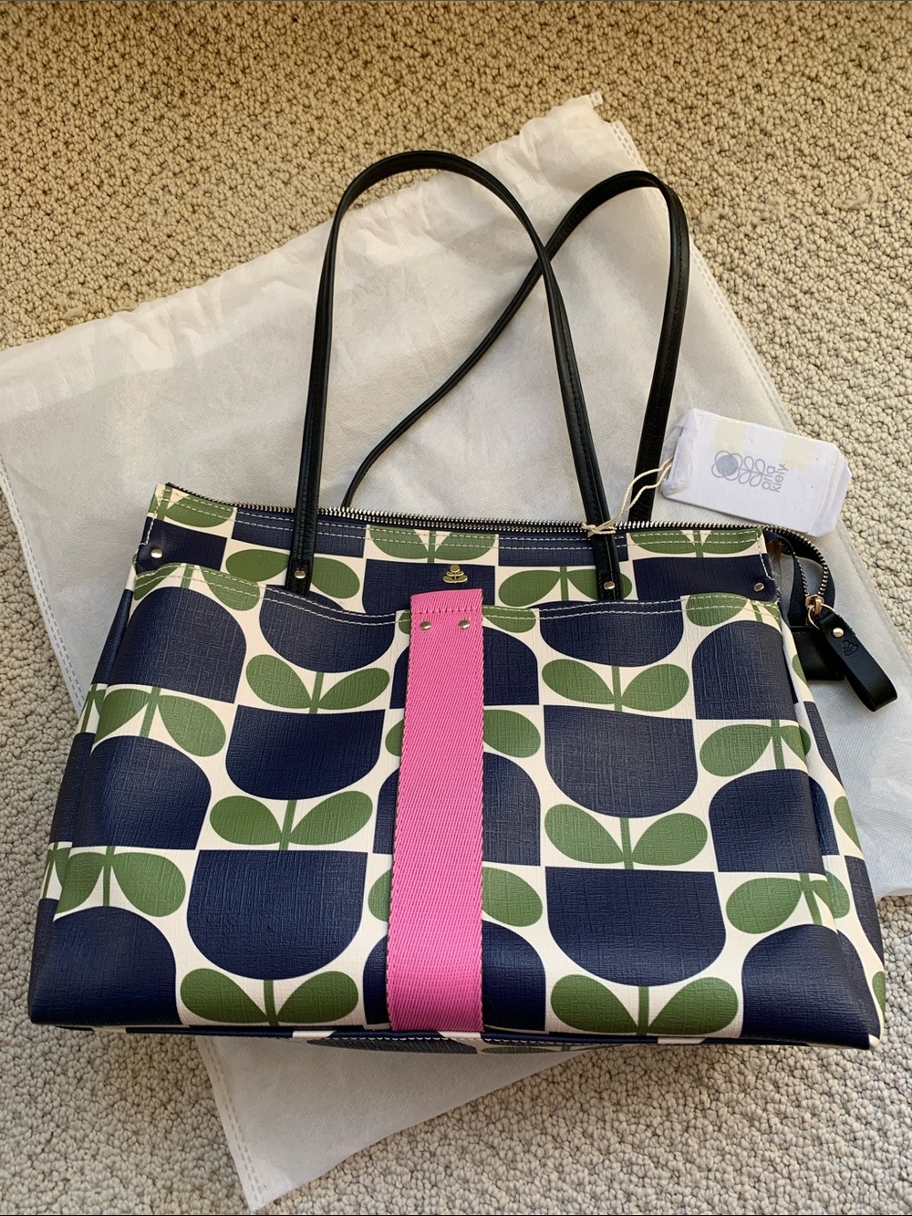 🦚 Orla Kiely Watson tote perfect for fall, brand new, HTF pattern
